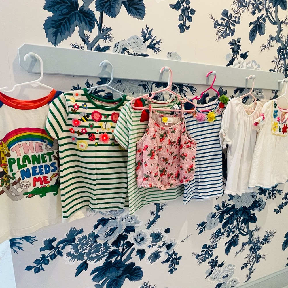 Mini Boden Lot- Spring/Summer Tops. All size 8-9Y. 7 shirts total.